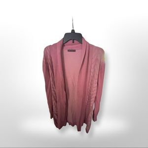 Pink open cardigan, size XL.  EUC.